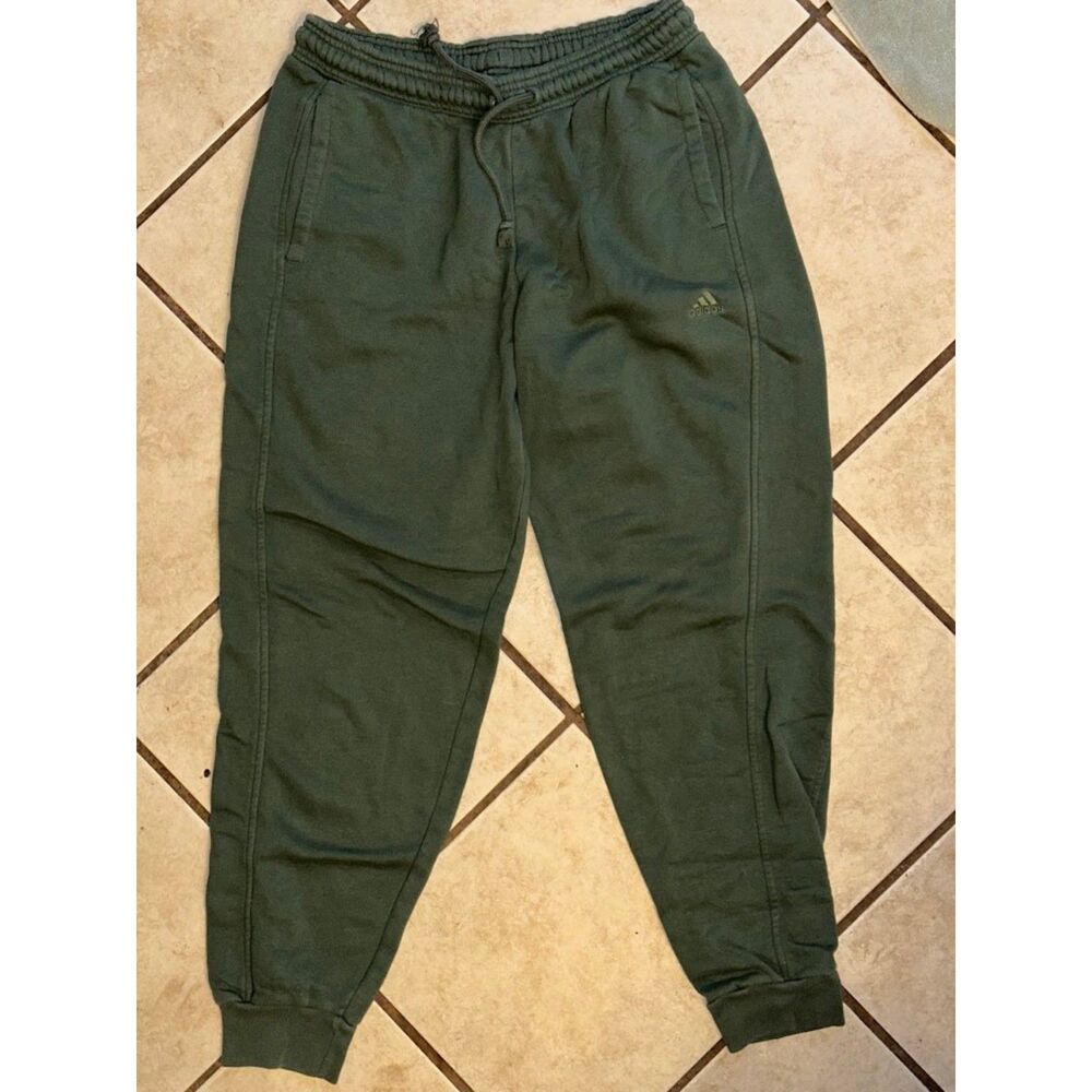 Women's Green Adidas Jogger Sweatpants Size Large